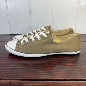 Converse Chuck Taylor All Star Dainty Low-Top Sneakers – Olive  – Women’s 8